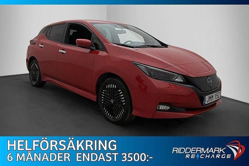 Röd Begagnad 2023 Nissan Leaf 360º Halvkombi | 216 900 kr (Marknadspris) - Bild 1/3