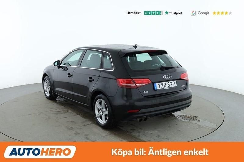 Begagnad Audi A3 151 HK (111 kW) 2017 Svart Sedan