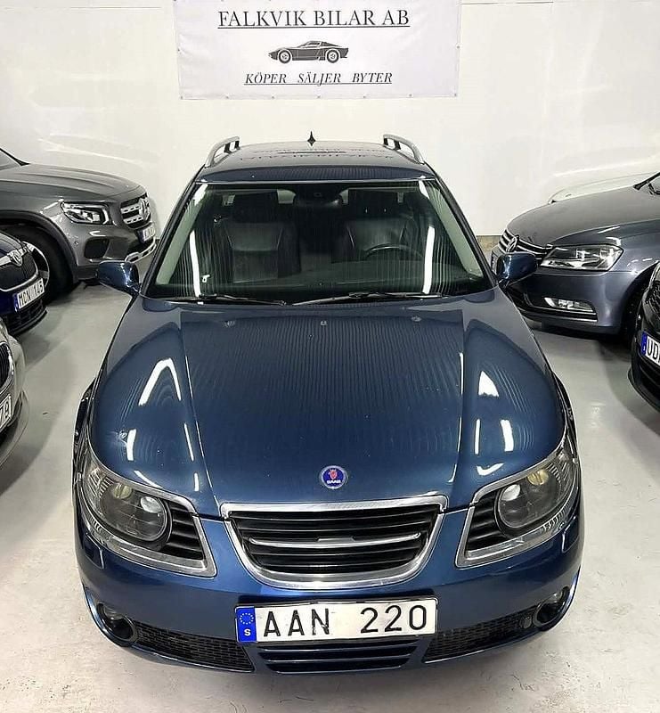 Blå Begagnad 2007 Saab 9-5 Vector Kombi | 37 899 kr (Marknadspris) - Bild 1/4