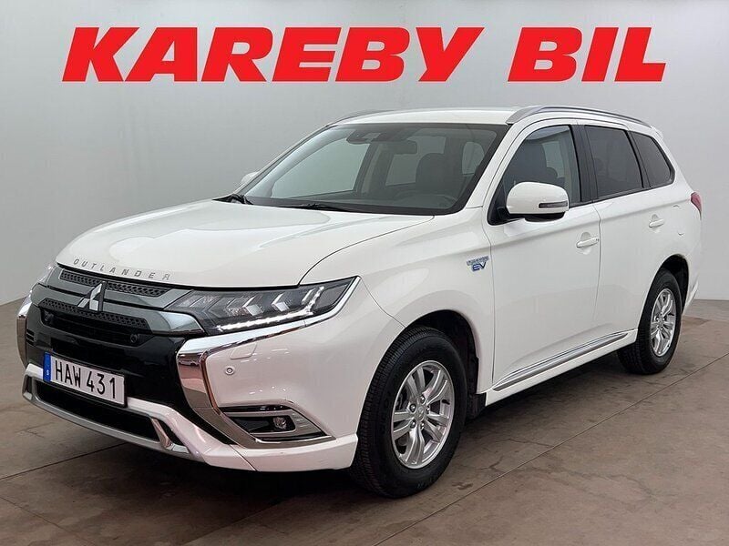 Vit Begagnad 2018 Mitsubishi Outlander P-HEV Edition SUV | 193 900 kr (Superpris) - Bild 1/4