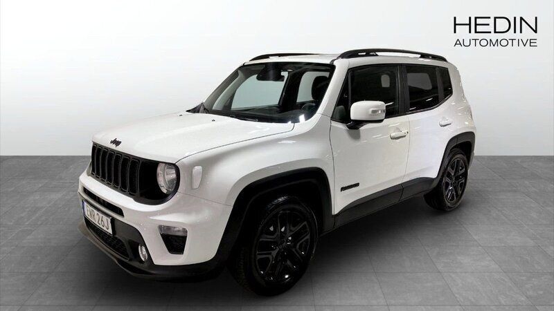 Vit (white) Begagnad 2019 Jeep Renegade Night Eagle SUV | 159 900 kr (Marknadspris) - Bild 1/4