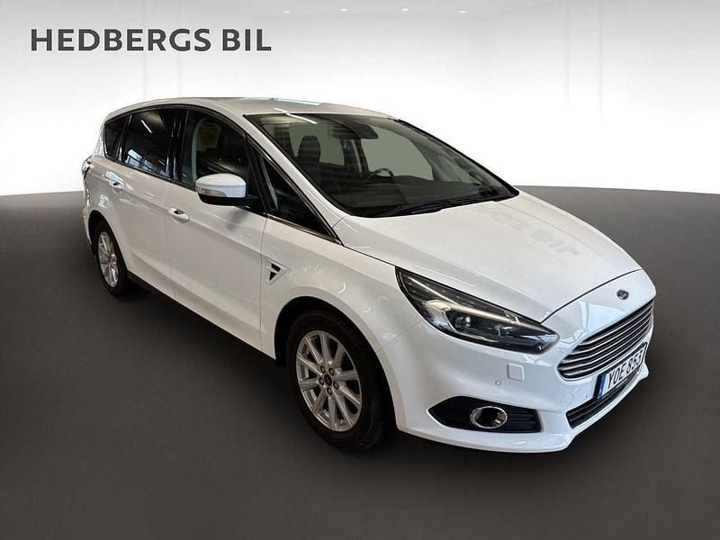 Vit Begagnad 2017 Ford S-MAX S Minibuss | 199 900 kr (Lite dyr) - Bild 1/4