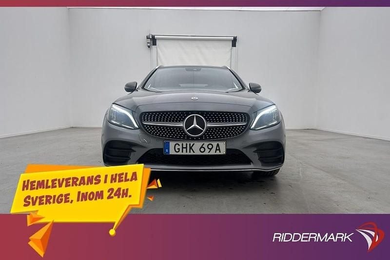Grå Begagnad 2020 Mercedes C300 AMG Kombi | 219 800 kr (Marknadspris) - Bild 1/3