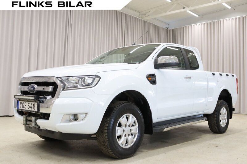 Vit (frozen white) Begagnad 2017 Ford Ranger Pickup | 249 900 kr (Bra pris) - Bild 1/4