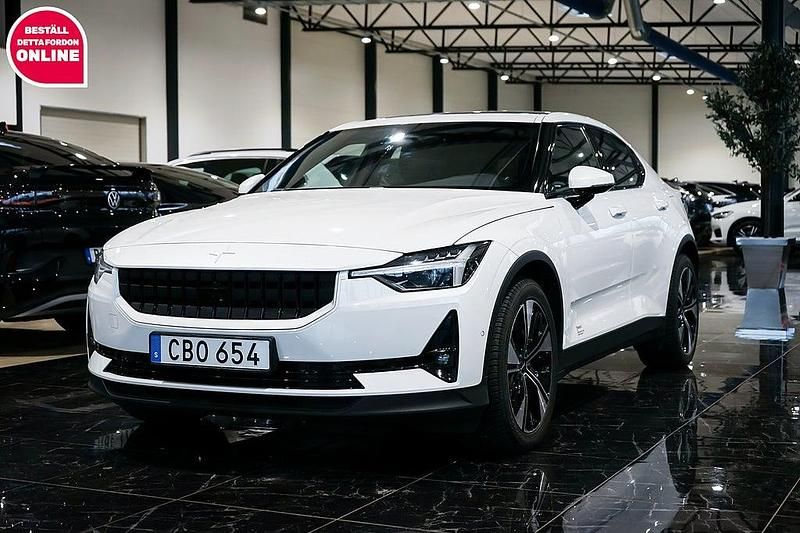 Vit Begagnad 2022 Polestar 2 Long Range Dual motor Halvkombi | 364 900 kr (Marknadspris) - Bild 1/4