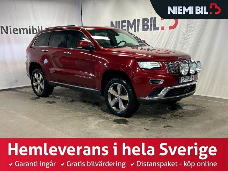 Röd Begagnad 2015 Jeep Grand Cherokee SUV | 229 900 kr (Dyr) - Bild 1/3