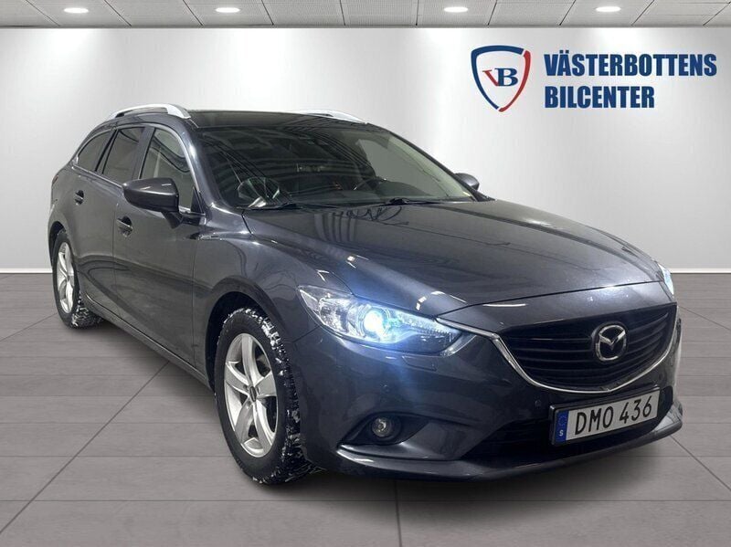 Grå Begagnad 2015 Mazda 6 Kombi | 129 900 kr (Marknadspris) - Bild 1/4