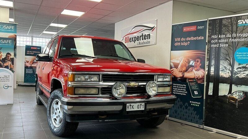 Röd Begagnad 1995 Chevrolet Tahoe SUV | 59 900 kr - Bild 1/4