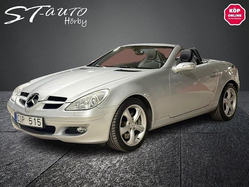 Silver metallic Begagnad 2005 Mercedes SLK350 Cab | 149 900 kr (Marknadspris) - Bild 1/4