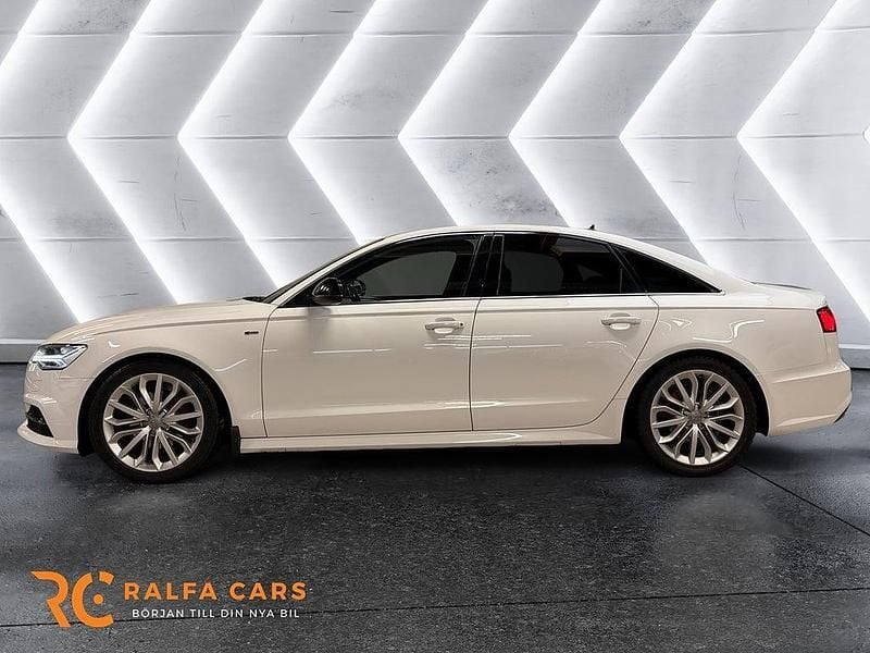 Begagnad Audi A6 S-Line 190 HK (139 kW) 2017 Vit Sedan