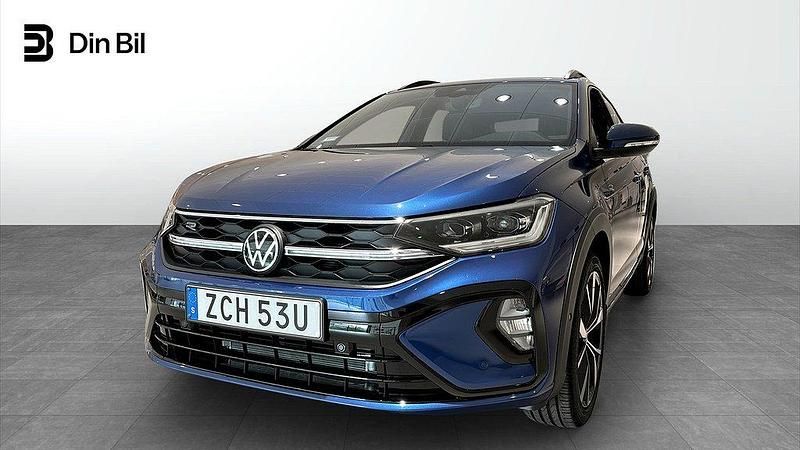 Blå Ny 2025 VW Taigo R-line SUV | 301 800 kr (Marknadspris) - Bild 1/4