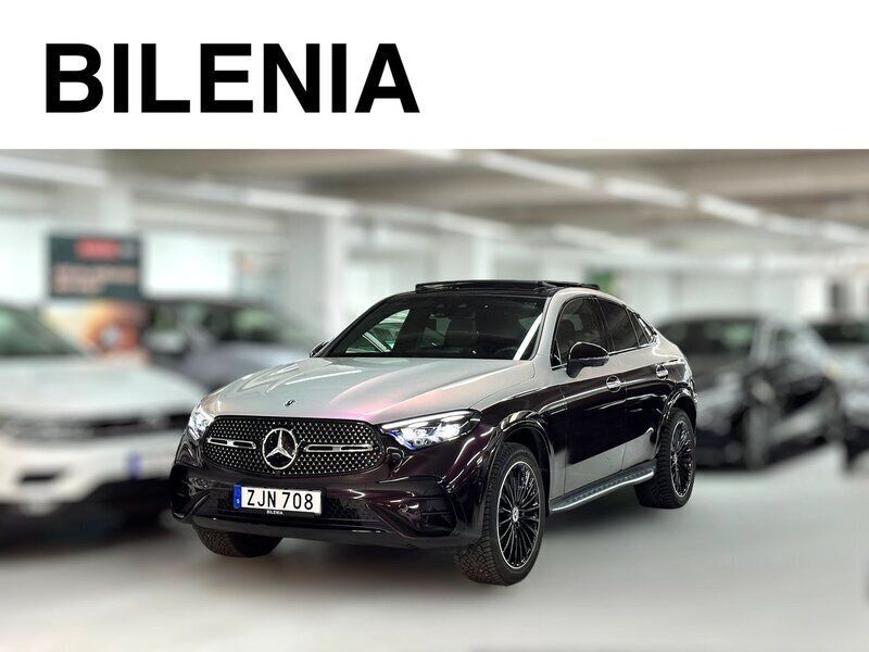Silver Begagnad 2023 Mercedes GLC300e AMG Line Premium Sportkupé | 829 000 kr (Marknadspris) - Bild 1/3