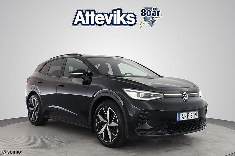 Svart Begagnad 2022 VW ID.4 GTX SUV | 369 900 kr (Marknadspris) - Bild 1/3