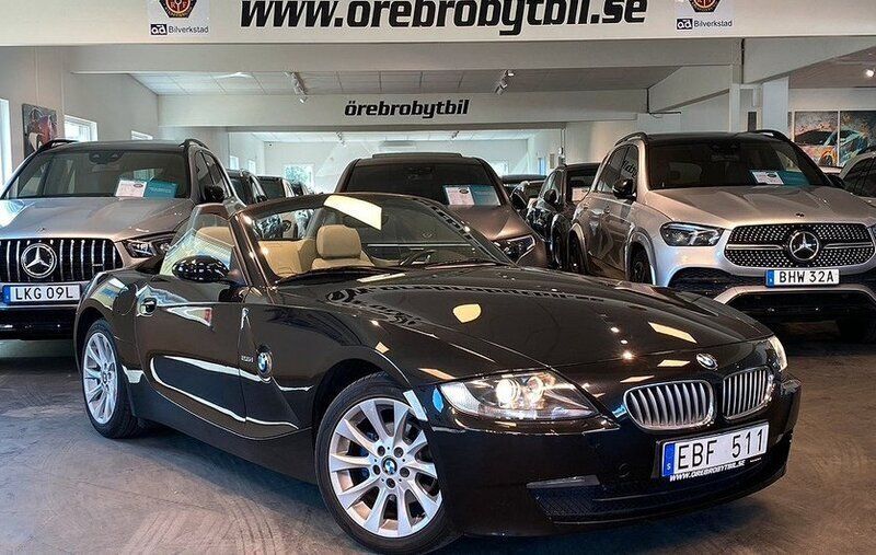 Svart Begagnad 2007 BMW Z4 Cab | 174 500 kr (Lite dyr) - Bild 1/4