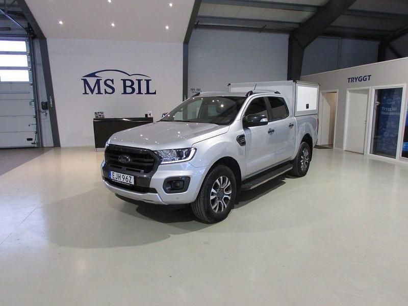 Grå Begagnad 2021 Ford Ranger Pickup | 379 900 kr (Superpris) - Bild 1/4