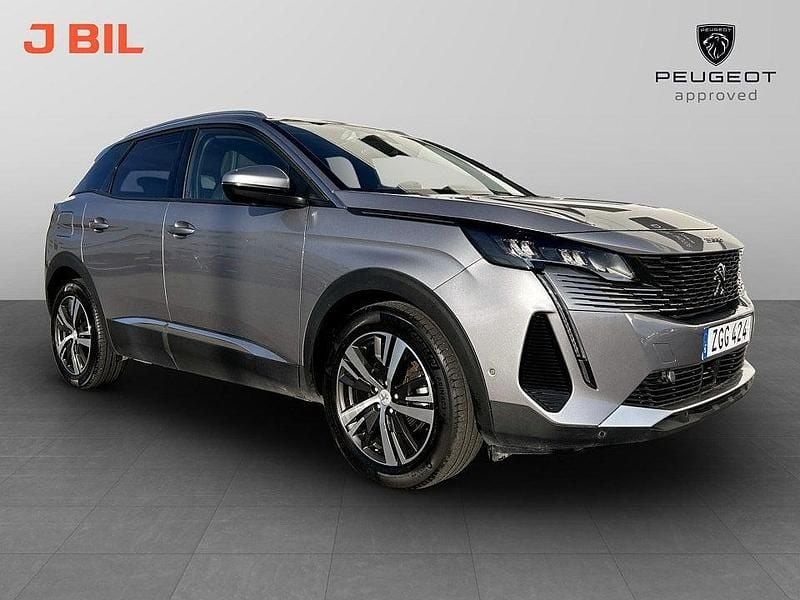 Grå Begagnad 2021 Peugeot 3008 Allure SUV | 219 900 kr (Marknadspris) - Bild 1/4