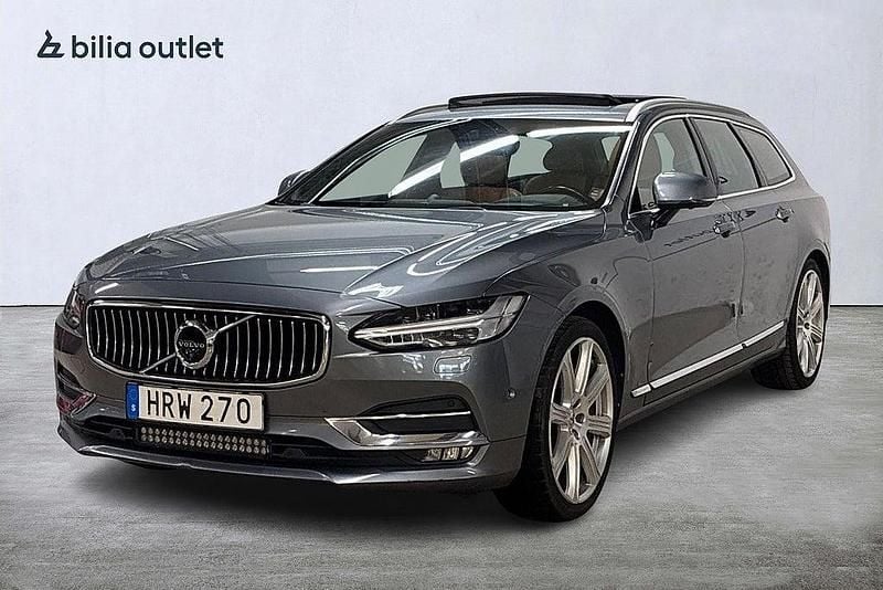 Grå Begagnad 2016 Volvo V90 Inscription Kombi | 239 900 kr (Marknadspris) - Bild 1/4