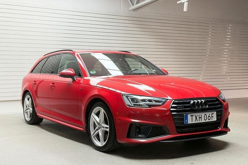 Röd Begagnad 2019 Audi A4 S-Line Kombi | 299 000 kr - Bild 1/4