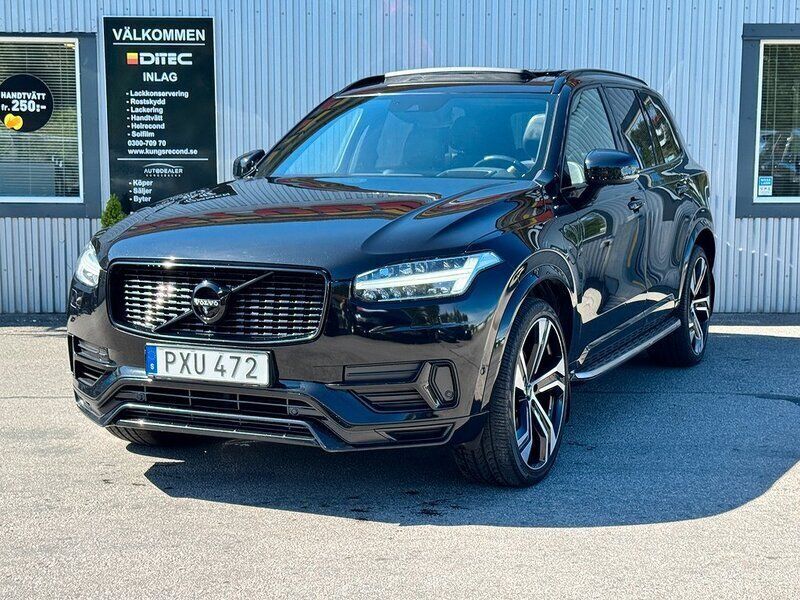 Svart Begagnad 2017 Volvo XC90 R-Design SUV | 439 900 kr (Lite dyr) - Bild 1/4