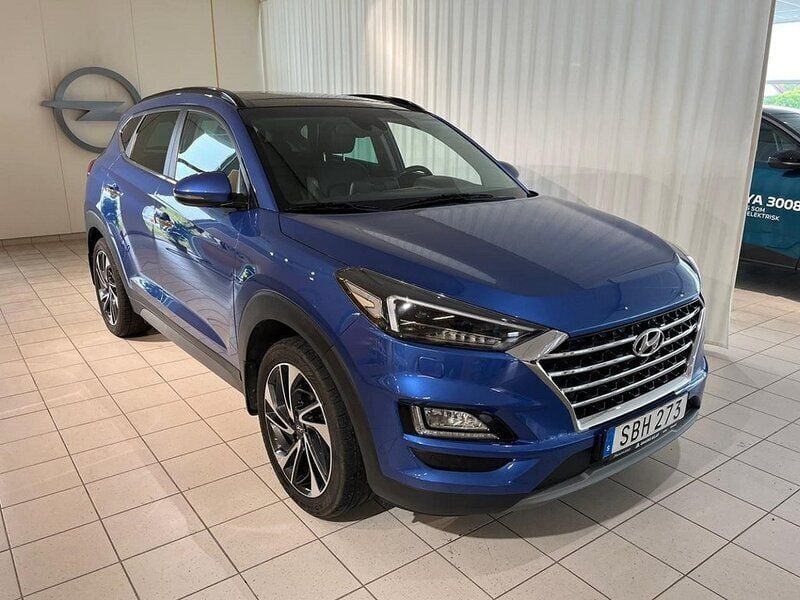 Blå Begagnad 2018 Hyundai Tucson SUV | 239 900 kr (Dyr) - Bild 1/4
