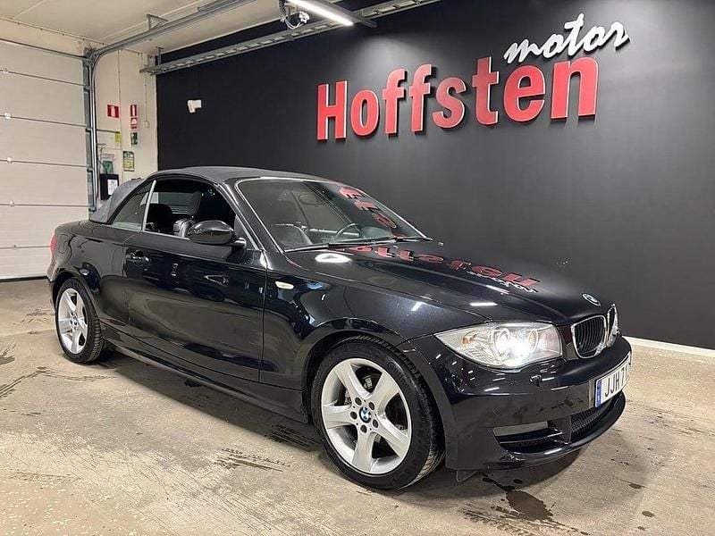 Svart Begagnad 2009 BMW 120 Cabriolet Advantage Cab | 109 900 kr - Bild 1/4