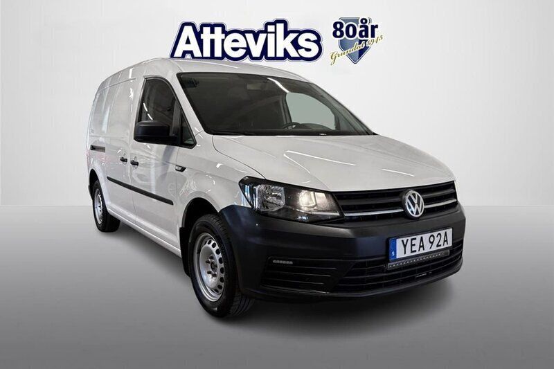 Vit Begagnad 2020 VW Caddy Maxi Minibuss | 139 900 kr (Superpris) - Bild 1/4