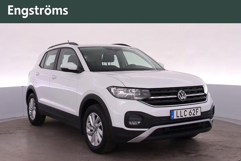 Vit Begagnad 2022 VW T-Cross SUV | 199 000 kr (Lite dyr) - Bild 1/4