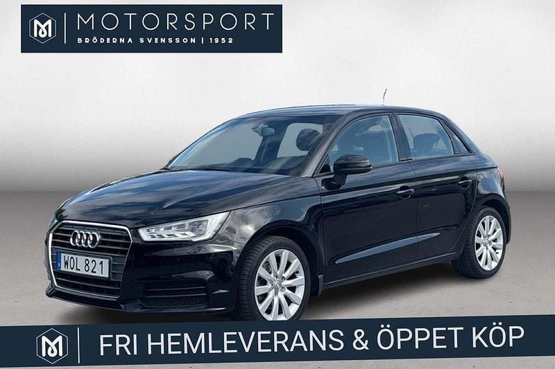 Svart Begagnad 2018 Audi A1 Sportback Proline Halvkombi | 144 900 kr (Marknadspris) - Bild 1/3