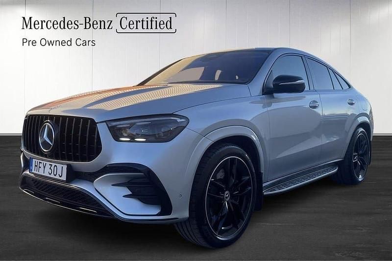 Silver Begagnad 2024 Mercedes GLE350 Premium Sportkupé | 1 099 000 kr - Bild 1/4