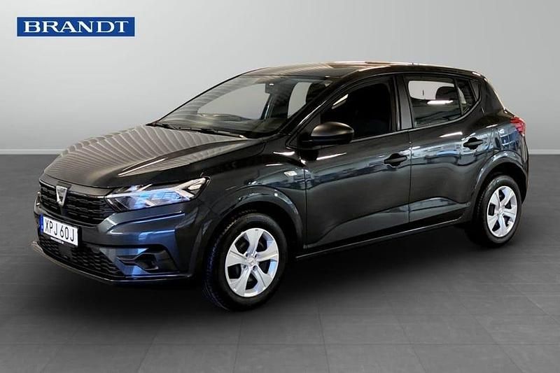 Mörkgrå (grå) Begagnad 2022 Dacia Sandero Essentiel Halvkombi | 139 900 kr (Marknadspris) - Bild 1/3