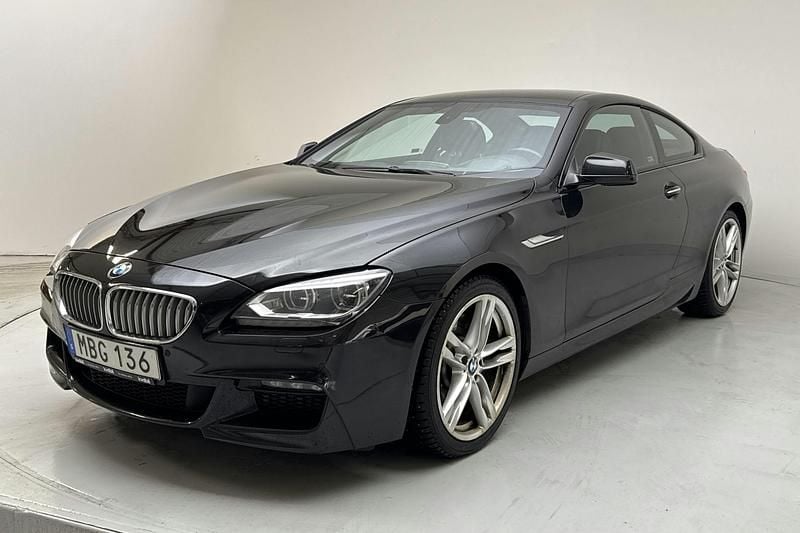 Svart Begagnad 2012 BMW 650 M Sport Sportkupé | 291 000 kr - Bild 1/4
