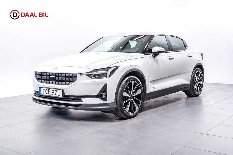 Begagnad Polestar 2 Long Range Dual motor 309 kW (421 HK) 2021 Vit Halvkombi