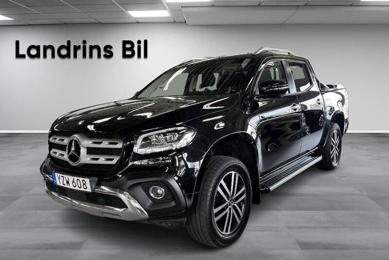 Svart Begagnad 2018 Mercedes X250 Pickup | 299 900 kr (Marknadspris) - Bild 1/4