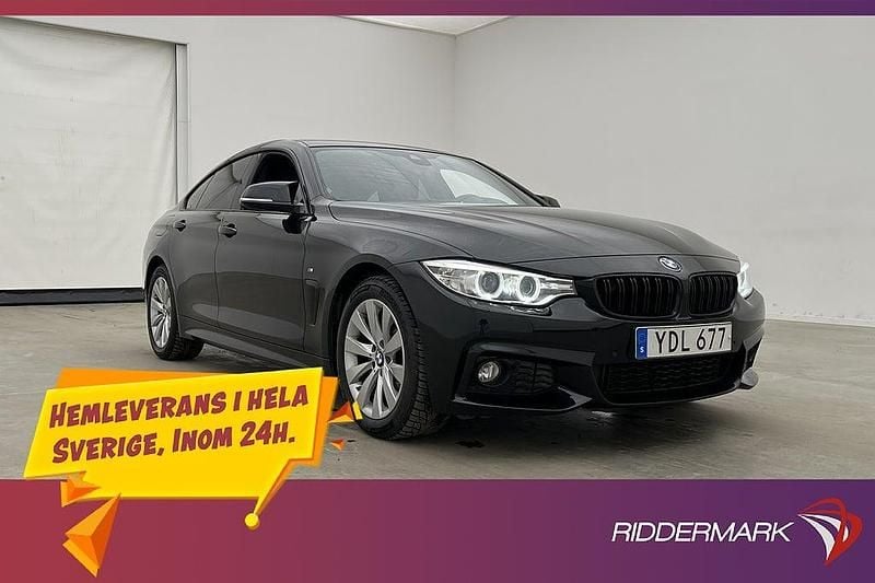 Svart Begagnad 2016 BMW 430 Gran Coupé M Sport Sportkupé | 229 800 kr (Marknadspris) - Bild 1/3
