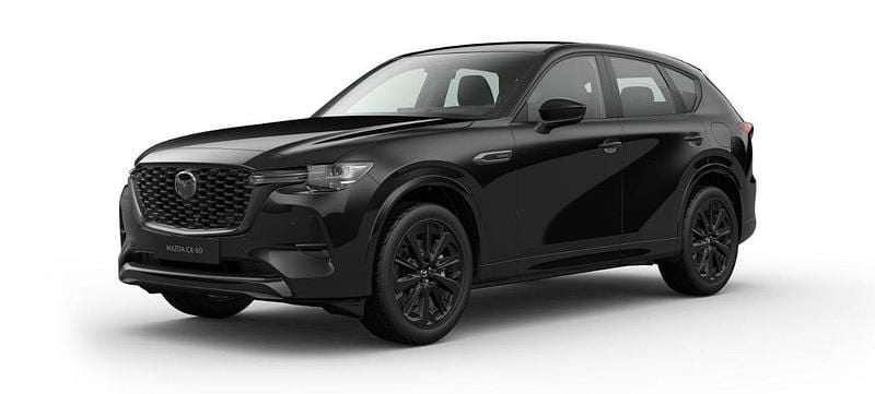 Svart (jet black) Ny 2025 Mazda CX-60 Homura-Line SUV | 583 700 kr (Bra pris) - Bild 1/1