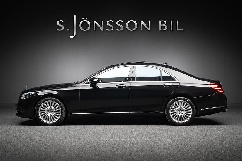 Begagnad Mercedes S450 367 HK (269 kW) 2018 Obsidiansvart metallic Sedan