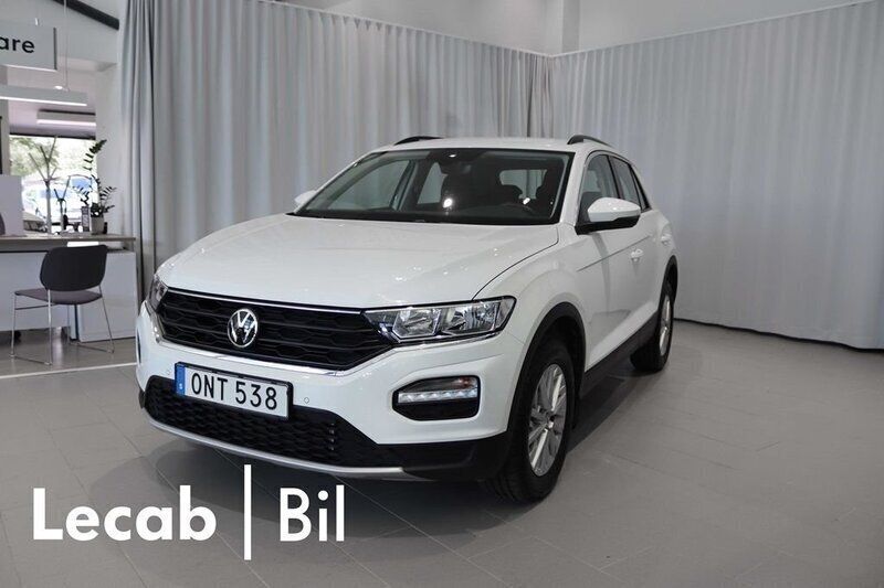 Vit Begagnad 2021 VW T-Roc Style SUV | 199 500 kr (Superpris) - Bild 1/4