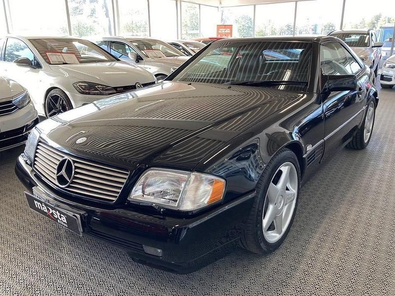 Svart Begagnad 1992 Mercedes SL500 Cab | 149 000 kr - Bild 1/4