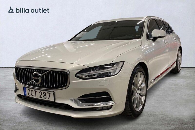 Vit Begagnad 2017 Volvo V90 Inscription Kombi | 278 000 kr (Marknadspris) - Bild 1/4