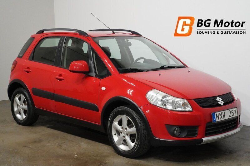 Röd Begagnad 2007 Suzuki SX4 Halvkombi | 64 900 kr (Dyr) - Bild 1/3