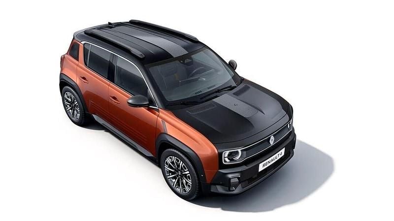 Blå Ny 2025 Renault 4 E-Tech SUV | 419 900 kr - Bild 1/4