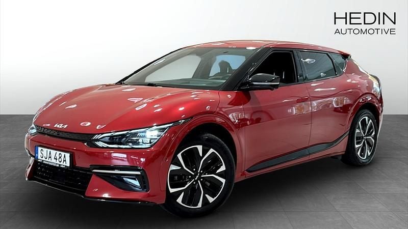 Röd (red) Begagnad 2022 Kia EV6 GT-Line SUV | 449 900 kr - Bild 1/4