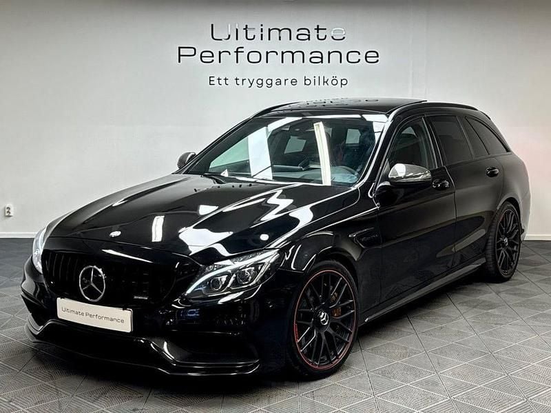 Svart Begagnad 2016 Mercedes C63S AMG AMG Kombi | 499 000 kr (Marknadspris) - Bild 1/4