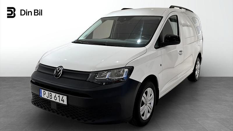Vit Begagnad 2023 VW Caddy Maxi Minibuss | 314 900 kr (Marknadspris) - Bild 1/4