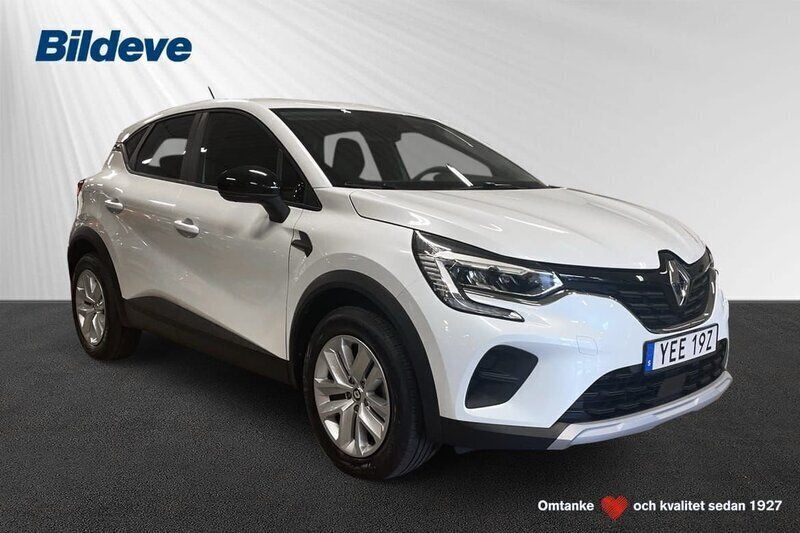 Vit Begagnad 2022 Renault Captur Zen SUV | 169 900 kr (Marknadspris) - Bild 1/4