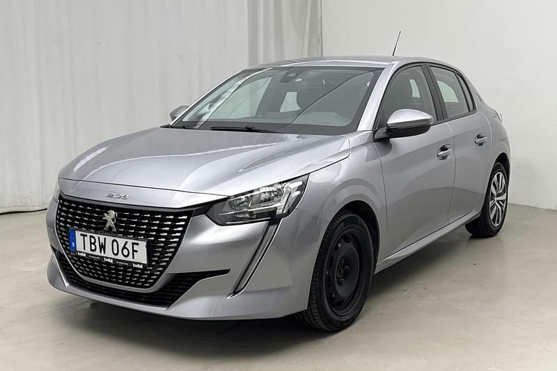 Grå Begagnad 2020 Peugeot 208 Halvkombi | 135 000 kr (Marknadspris) - Bild 1/4