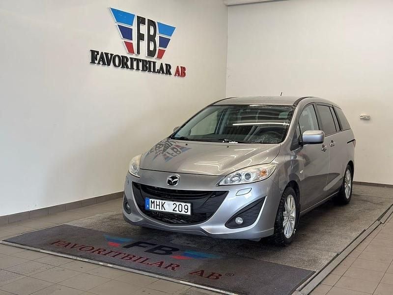 Grå Begagnad 2011 Mazda 5 Minibuss | 49 900 kr - Bild 1/4