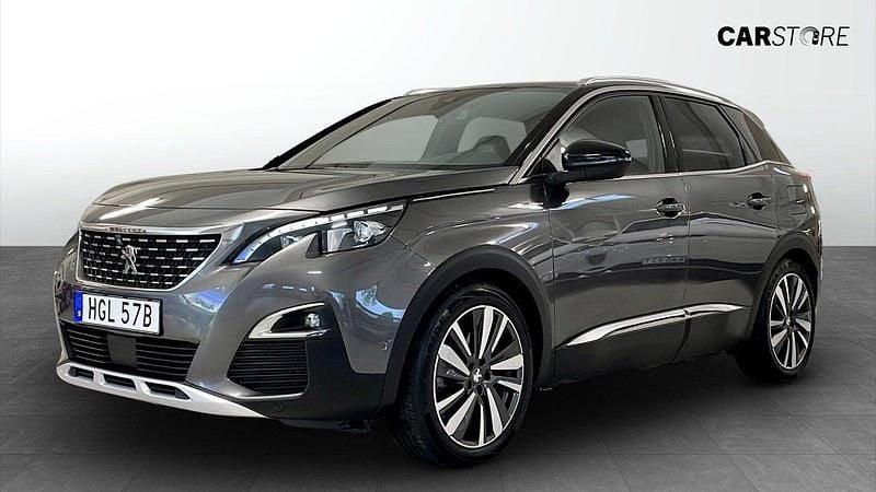 Grå Begagnad 2019 Peugeot 3008 GT SUV | 209 900 kr (Marknadspris) - Bild 1/4
