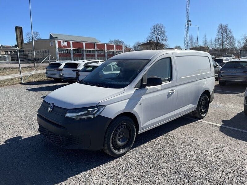 Vit (candyvit) Ny 2025 VW Caddy Maxi Minibuss | 442 625 kr (Marknadspris) - Bild 1/4