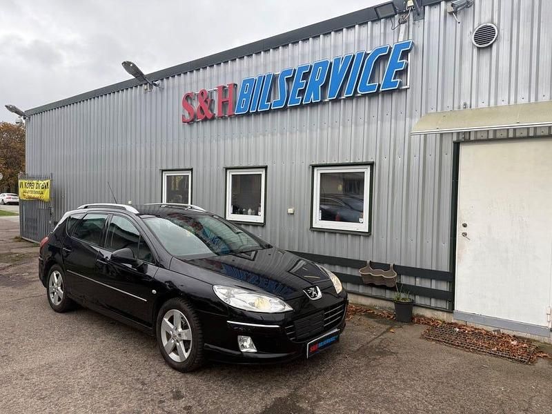Svart Begagnad 2010 Peugeot 407 Kombi | 23 900 kr (Marknadspris) - Bild 1/4